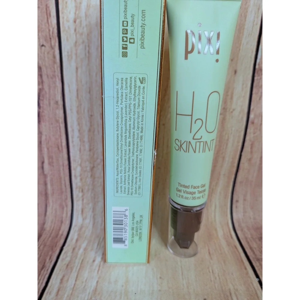Pixi by Petra H2O Skintint Tinted Face Gel Cocoa 1.2 oz Hydrating Semi-Matte